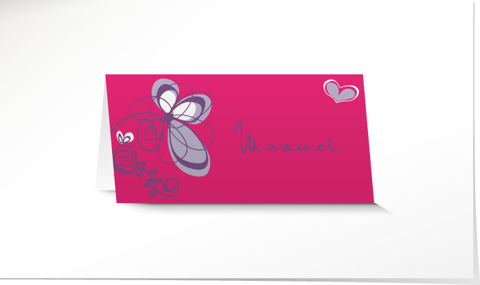 Tischkarte Hochzeit 629 Tischkarte