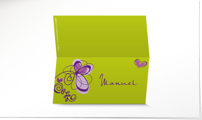 Tischkarte Hochzeit 629 Tischkarte