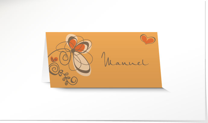 Tischkarte Hochzeit 629 Tischkarte