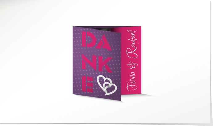 Dankeskarte Hochzeit 632 Dankeskarte Hochzeit