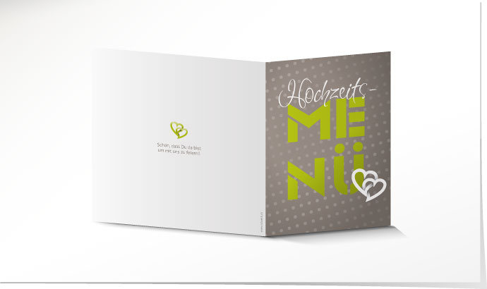 Menükarte Hochzeit 632 Menükarte Hochzeit