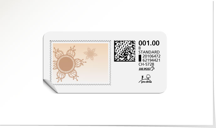 B-Post-Briefmarke 633 pivoine