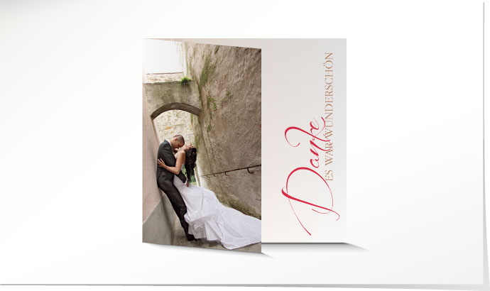 Dankeskarte Hochzeit 633 Dankeskarte Hochzeit