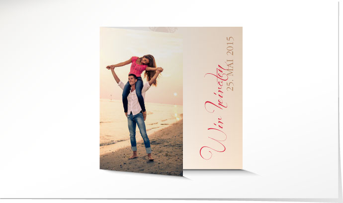 Hochzeitseinladung 633 Hochzeitskarte