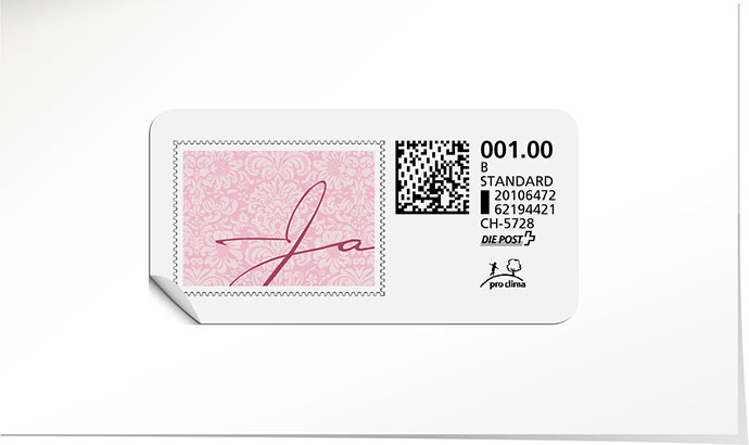 B-Post-Briefmarke 634 géranium