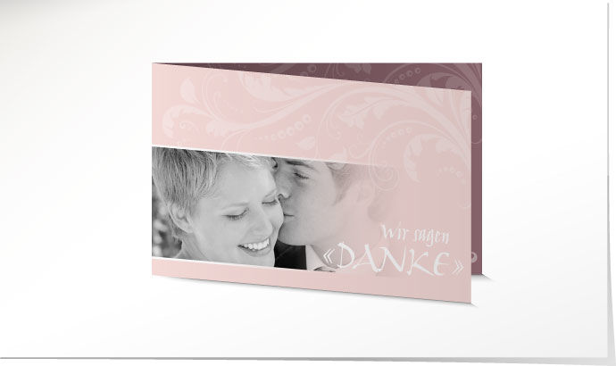 Dankeskarte Hochzeit 635 Dankeskarte Hochzeit