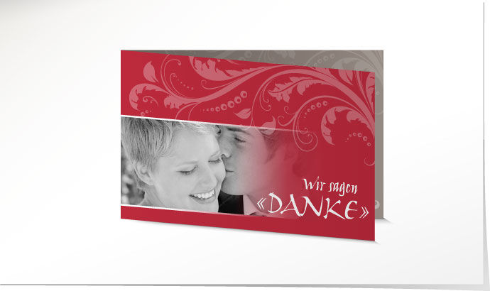 Dankeskarte Hochzeit 635 Dankeskarte Hochzeit