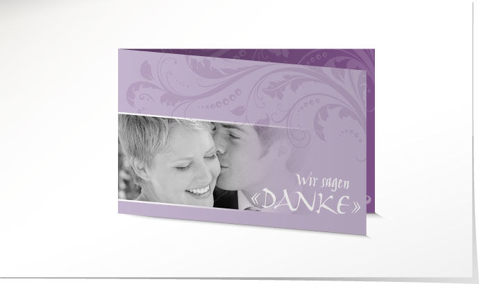 Dankeskarte Hochzeit 635 Dankeskarte Hochzeit