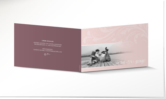 Hochzeitseinladung 635 Hochzeitskarte