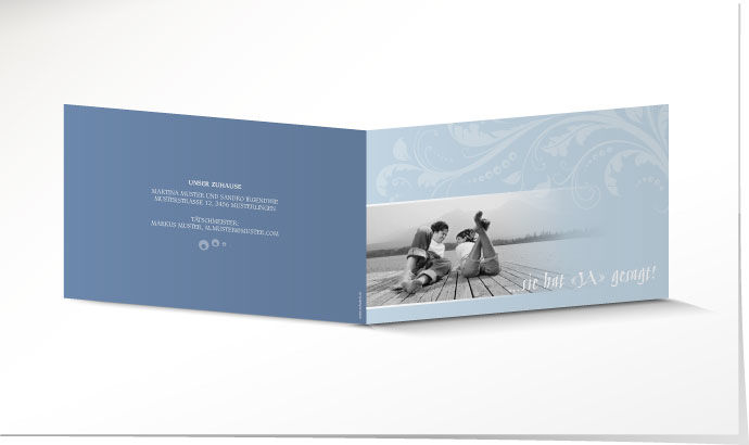 Hochzeitseinladung 635 Hochzeitskarte