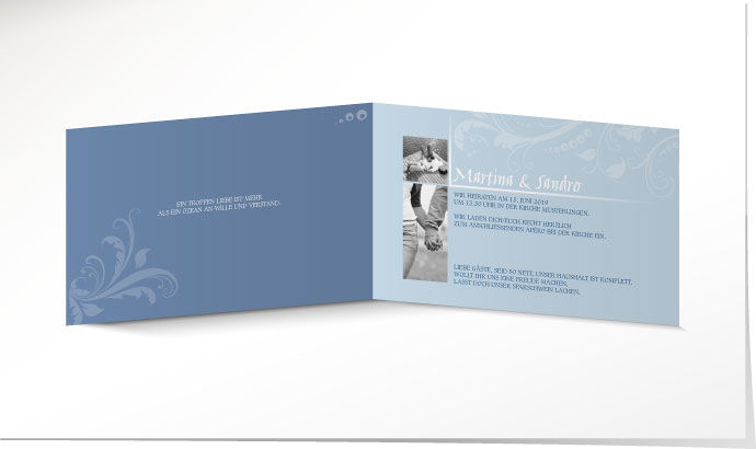 Hochzeitseinladung 635 Hochzeitskarte