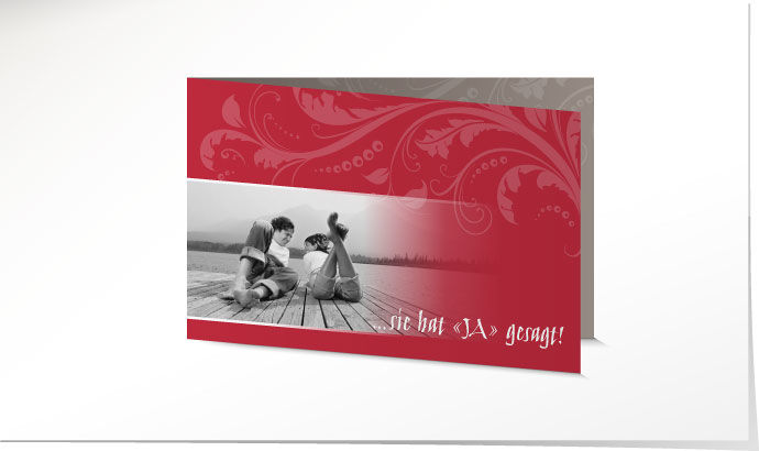 Hochzeitseinladung 635 Hochzeitskarte