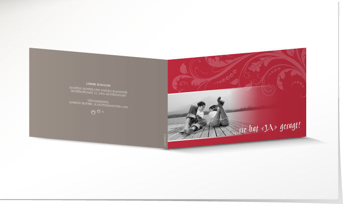 Hochzeitseinladung 635 Hochzeitskarte