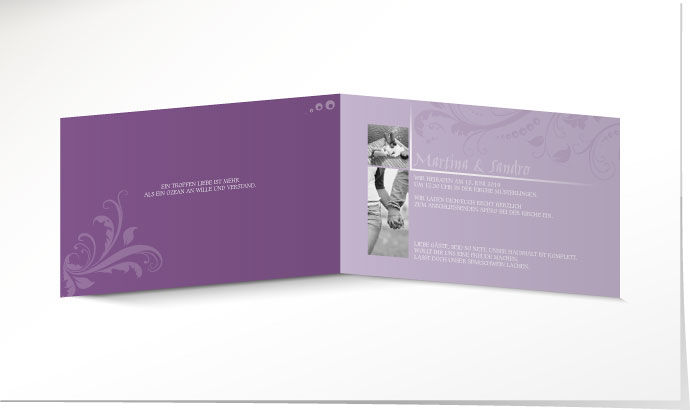 Hochzeitseinladung 635 Hochzeitskarte