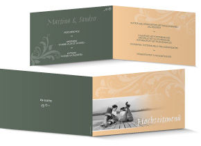 Menükarte Hochzeit 635