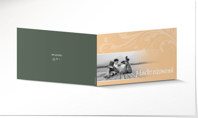 Menükarte Hochzeit 635 Menükarte Hochzeit