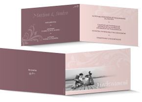 Menükarte Hochzeit 635