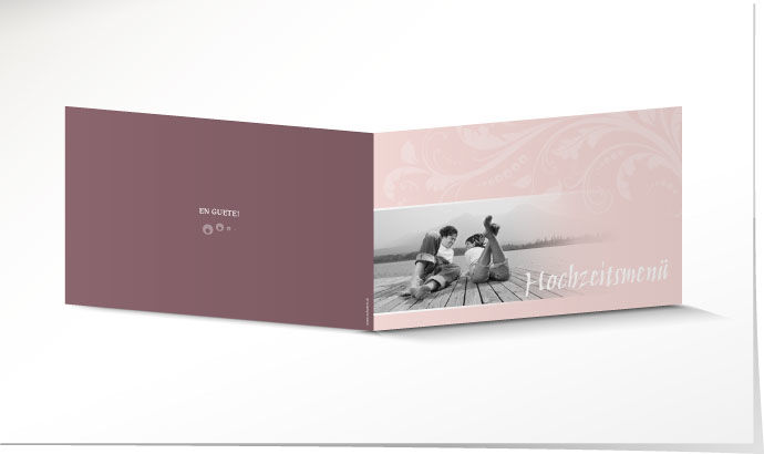 Menükarte Hochzeit 635 Menükarte Hochzeit