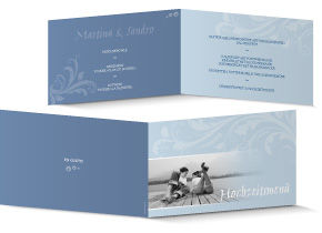 Menükarte Hochzeit 635