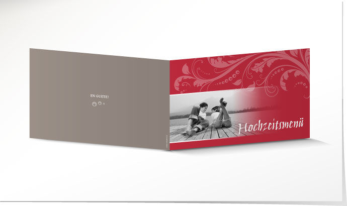 Menükarte Hochzeit 635 Menükarte Hochzeit