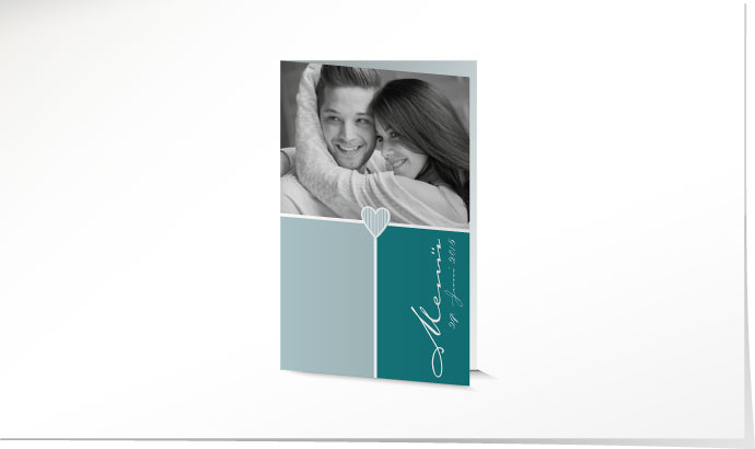 Menükarte Hochzeit 636 Menükarte Hochzeit