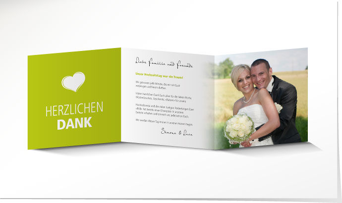Dankeskarte Hochzeit 638 Dankeskarte Hochzeit