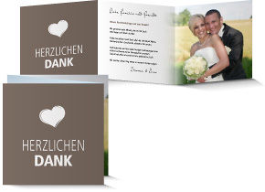 Dankeskarte Hochzeit 638