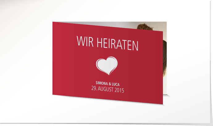 Hochzeitseinladung 638 Hochzeitskarte