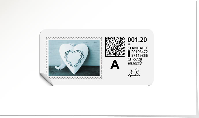 A-Post-Briefmarke 640 karibikblau