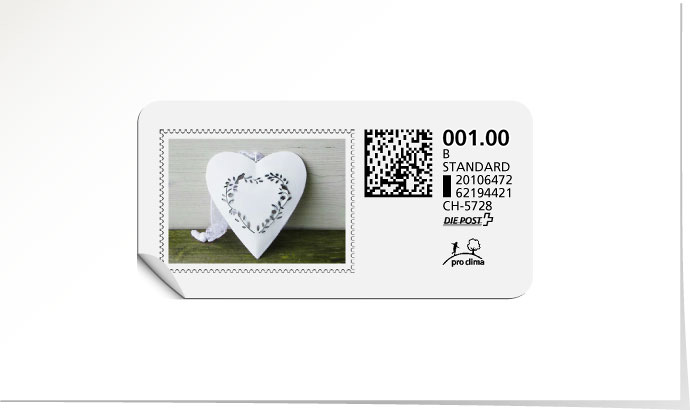 B-Post-Briefmarke 640 lime
