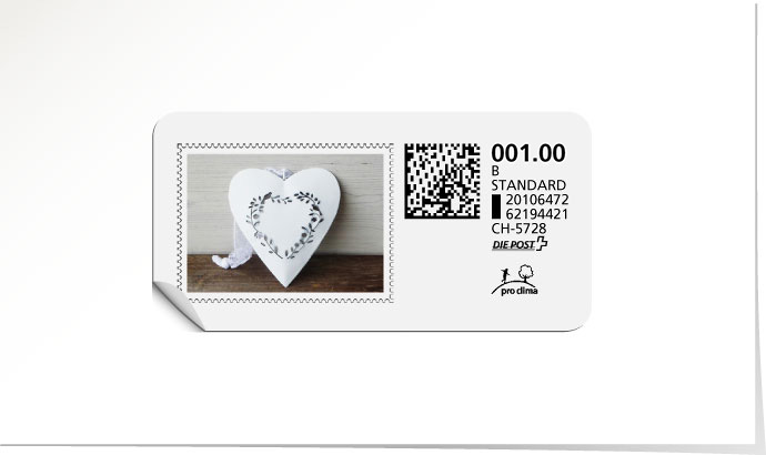 B-Post-Briefmarke 640 bronze