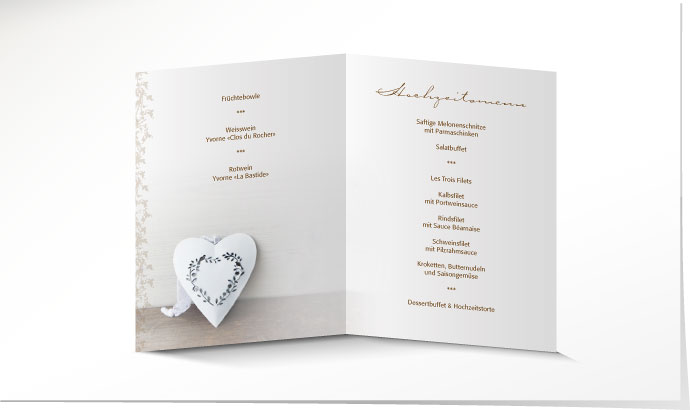 Menükarte Hochzeit 640 Menükarte Hochzeit