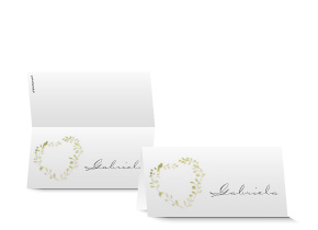 Tischkarte Hochzeit 640A
