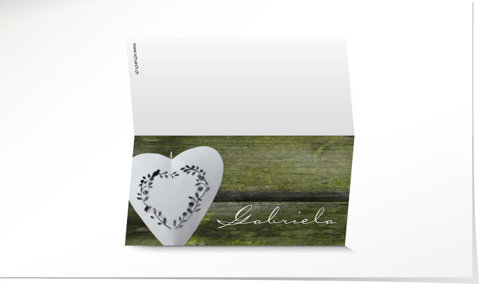 Tischkarte Hochzeit 640B Tischkarte