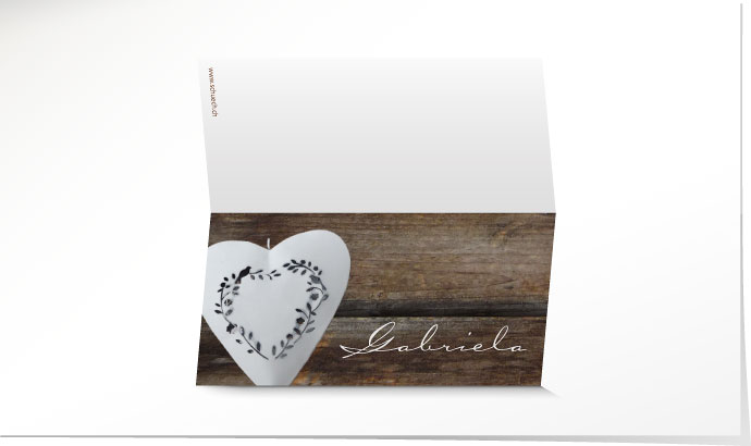 Tischkarte Hochzeit 640B Tischkarte