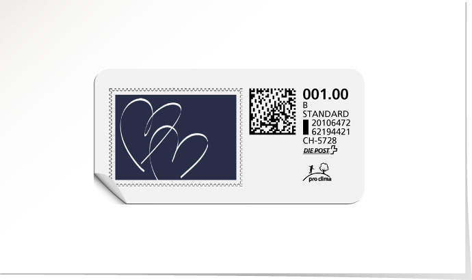 B-Post-Briefmarke 641 navy