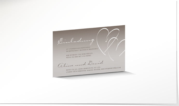 Einlagekarte 641 Einlagekarte Hochzeit
