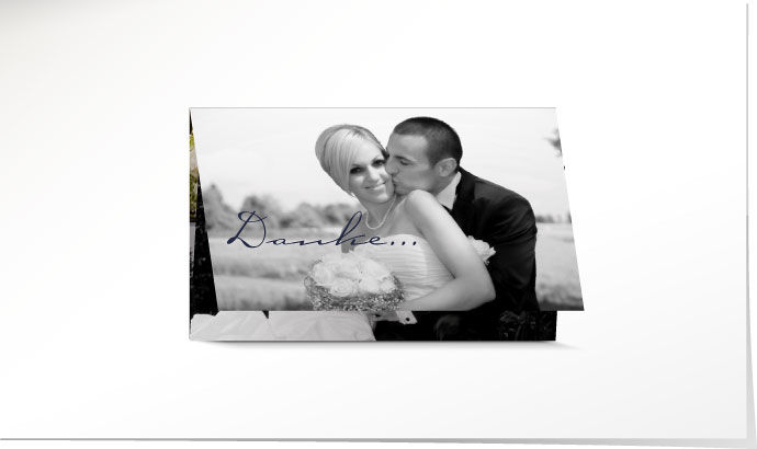 Dankeskarte Hochzeit 641 Dankeskarte Hochzeit