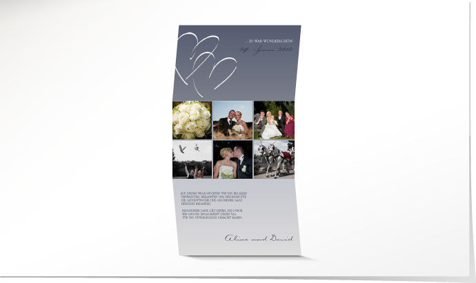 Dankeskarte Hochzeit 641 Dankeskarte Hochzeit