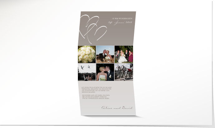 Dankeskarte Hochzeit 641 Dankeskarte Hochzeit