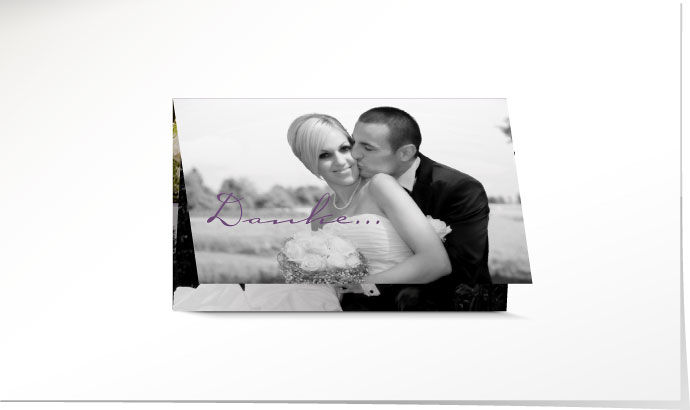 Dankeskarte Hochzeit 641 Dankeskarte Hochzeit