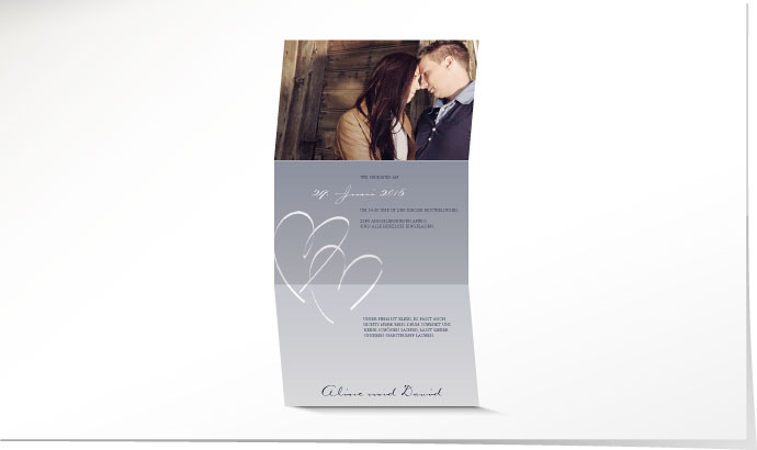 Hochzeitseinladung 641 Hochzeitskarte