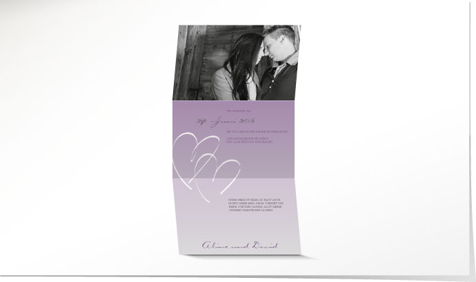 Hochzeitseinladung 641 Hochzeitseinladung