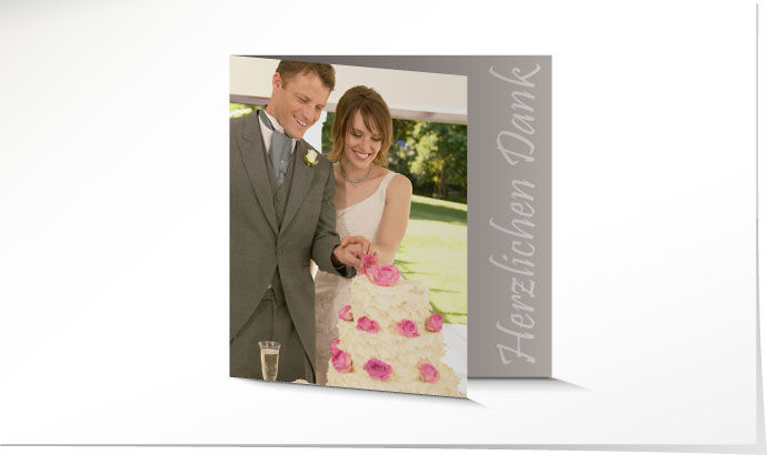 Dankeskarte Hochzeit 642 Dankeskarte Hochzeit