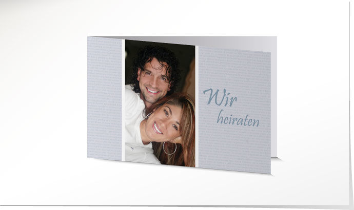 Hochzeitseinladung 642 Hochzeitskarte