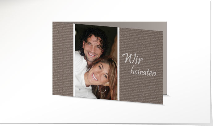 Hochzeitseinladung 642 Hochzeitskarte