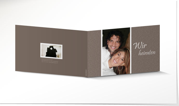 Hochzeitseinladung 642 Hochzeitskarte