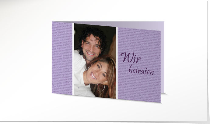 Hochzeitseinladung 642 Hochzeitskarte