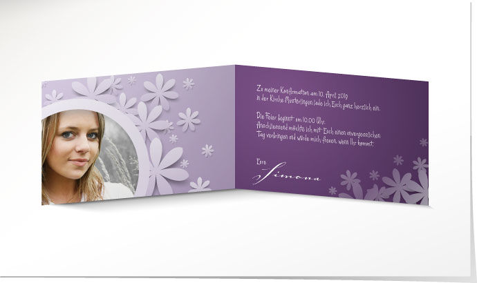 Einladung Konfirmation 645 Einladung Konfirmation