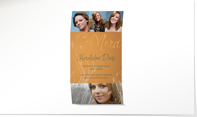 Dankeskarte Konfirmation 646 Dankeskarte Konfirmation